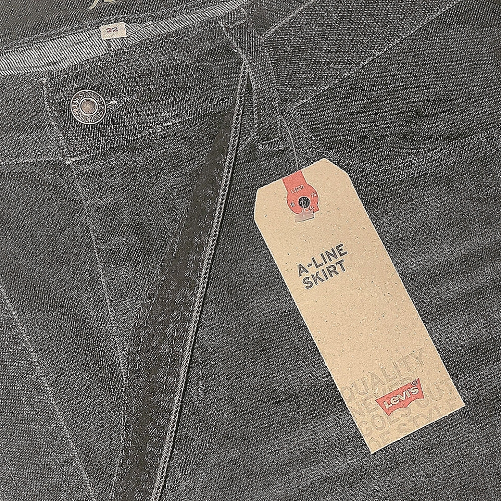 Levi's size 14 denim A-line skirt
